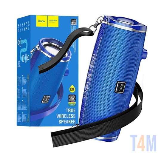 Hoco Sports Wireless Speaker BS40 Desire Song FM/TF/AUX/USB 2400mAh BT V5.0 Blue